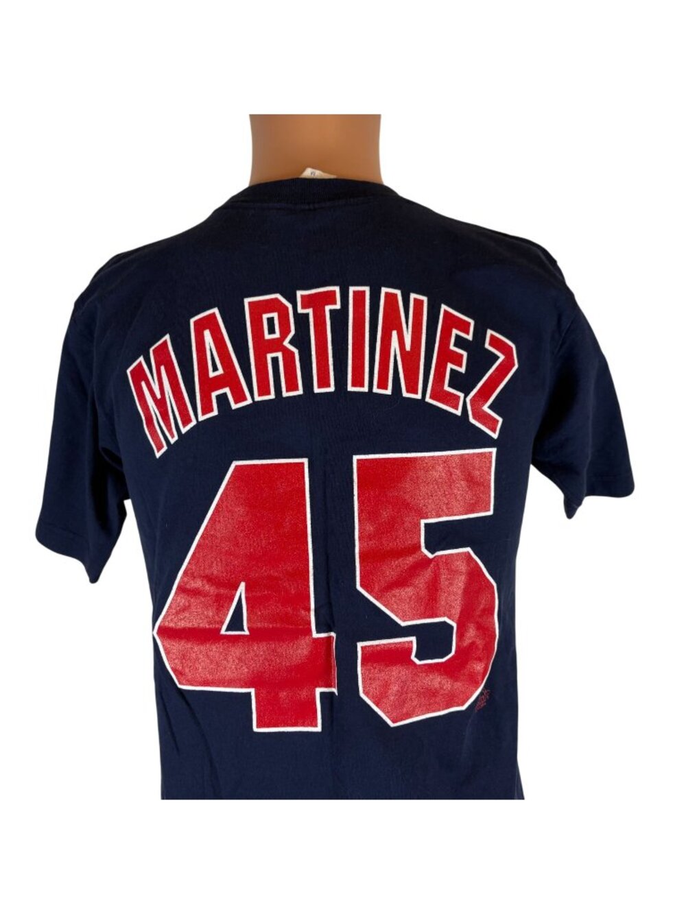 Vintage Pedro Martinez Jersey T Shirt Mens Size M Majestic Boston Red Sox MLB